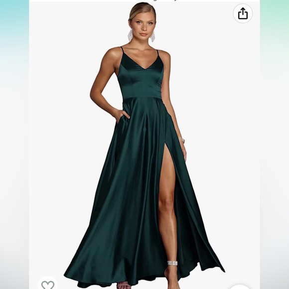 Dresses Brand New Forest Green Prom Dress With Pocket Poshmark